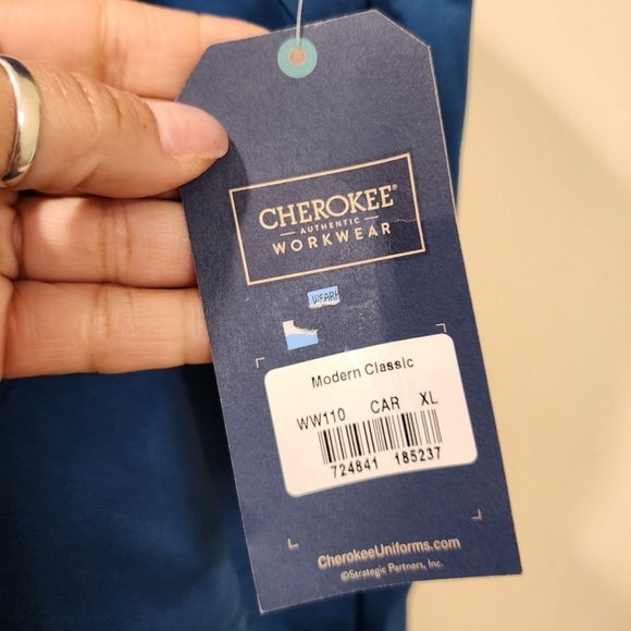 CHEROKEE Green Car Women's Scrub Pants Size XL NWT - Picture 10 of 13